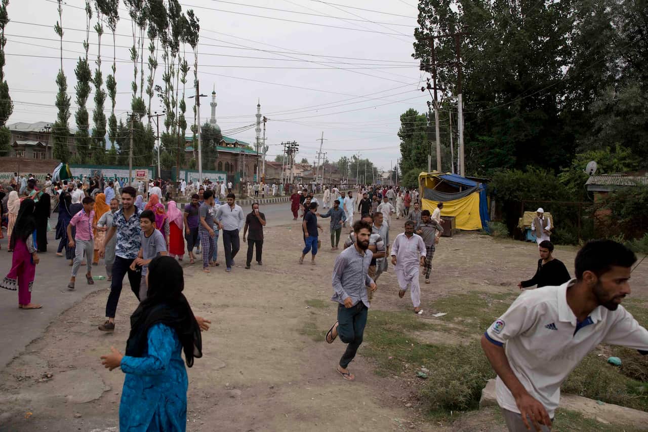 Srinagar Indian controlled Kashmir, Friday, Aug. 9, 2019.