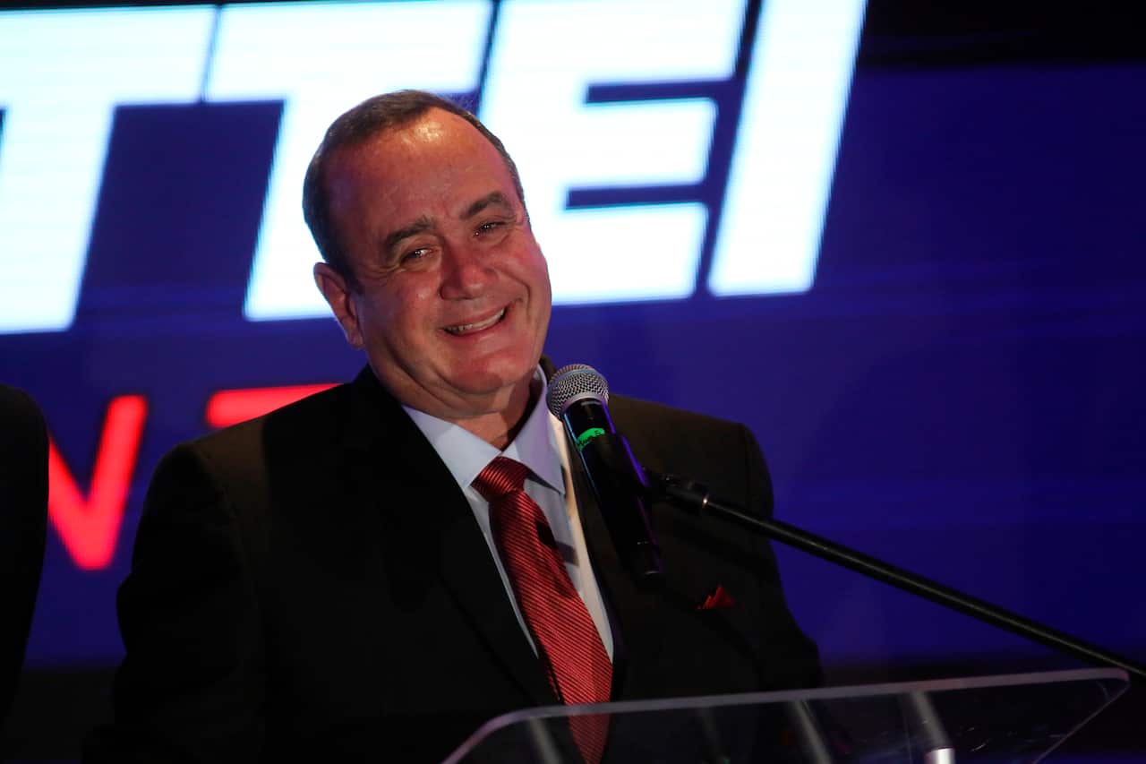 Giammattei said Guatemala wanted to cooperate "to create conditions in Guatemala so that they (young people) can find here the hope they do not have today."