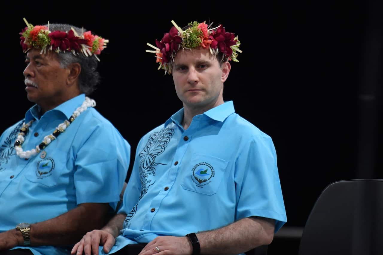 Australia's Minister for International Development Alex Hawke.