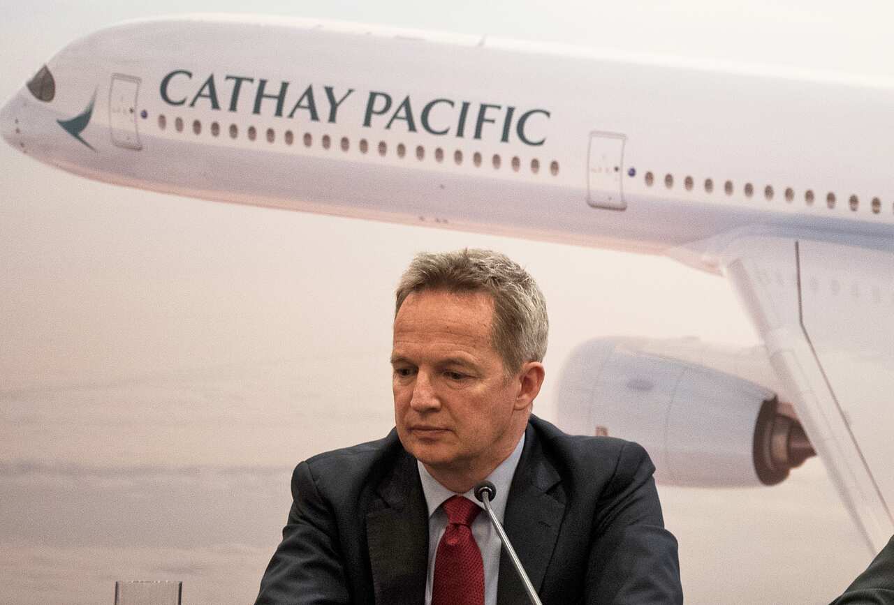Cathay Pacific CEO Rupert Hogg has resigned. 