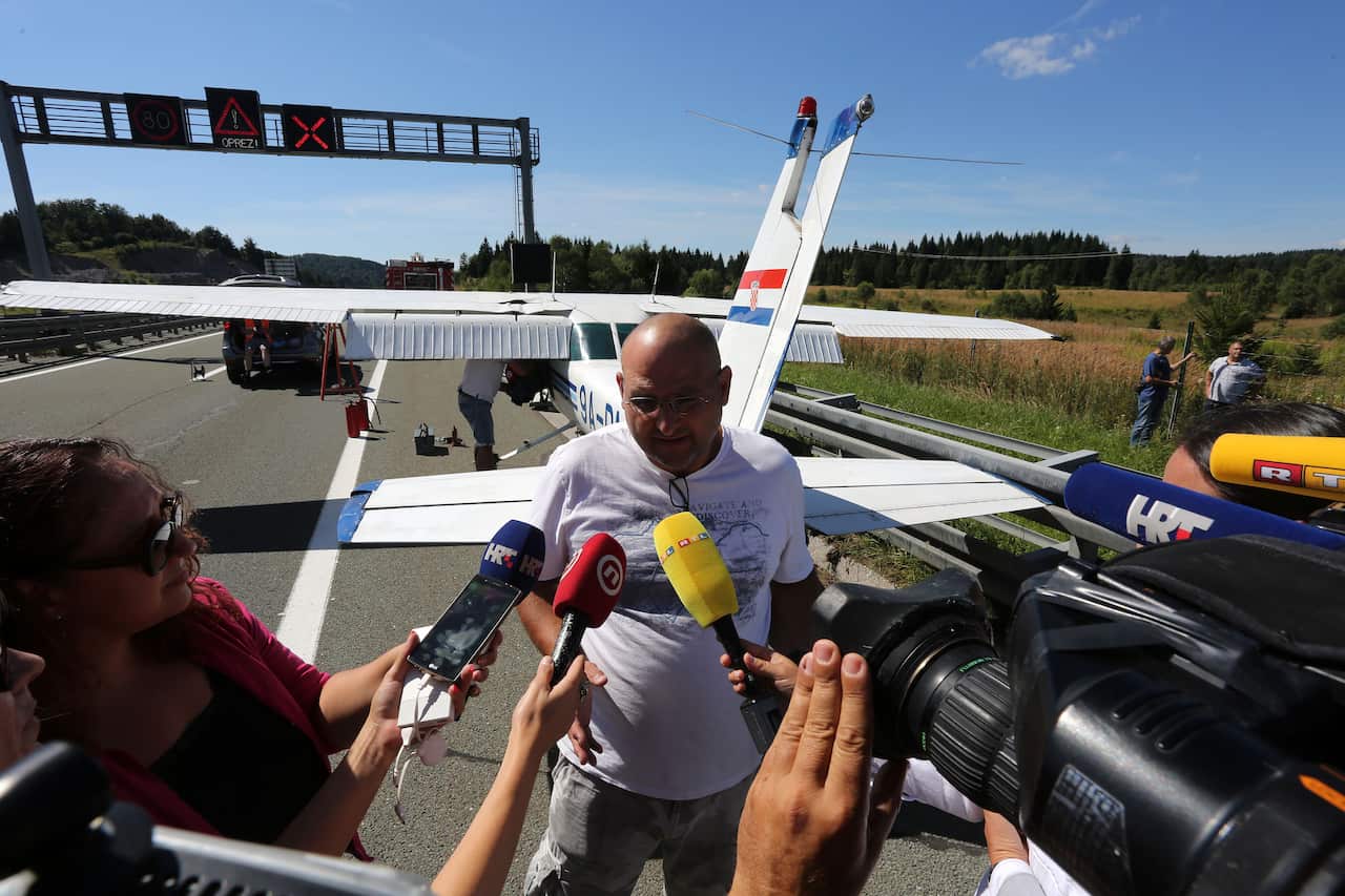 No one was injured in the unusual scare.
