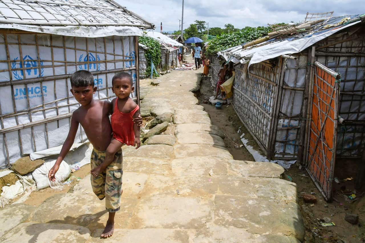 Conditions are bleak inside Bangladesh's Rohingya refugee camps.