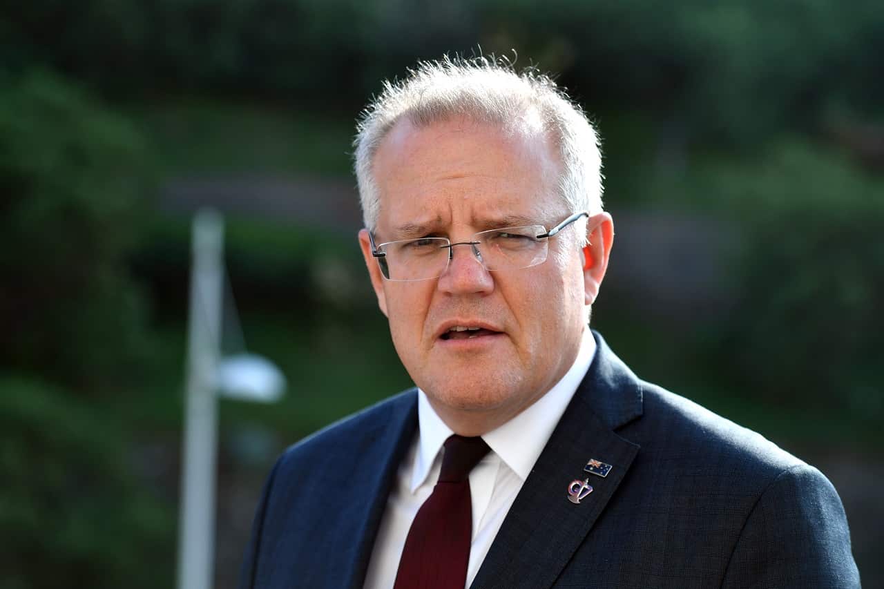 Scott Morrison during the G7 summit.