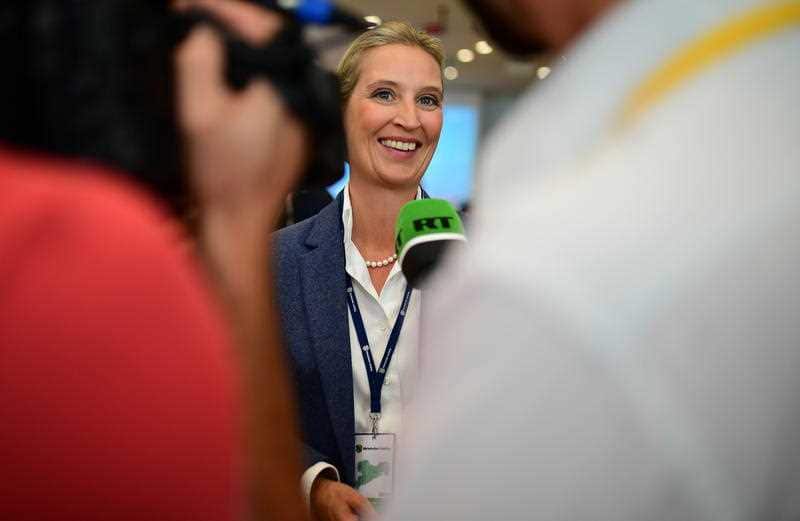 Alice Weidel, Bundestag faction co-chairwoman of the Alternative for Germany (AfD) right-wing populist party