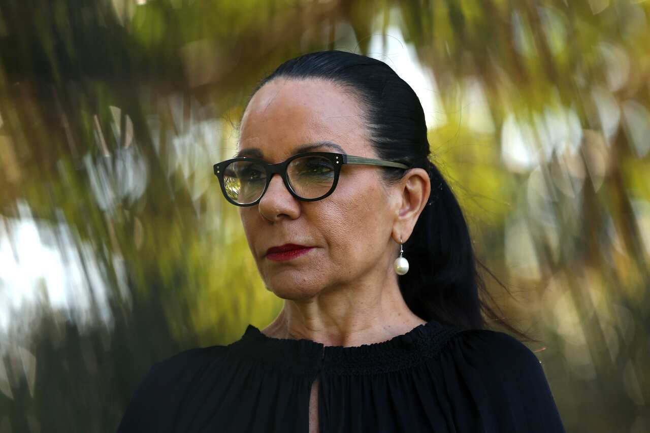 The Shadow Minister for Families and Social Services Linda Burney is seen addressing media in Sydney, Friday, September 6, 2019. 