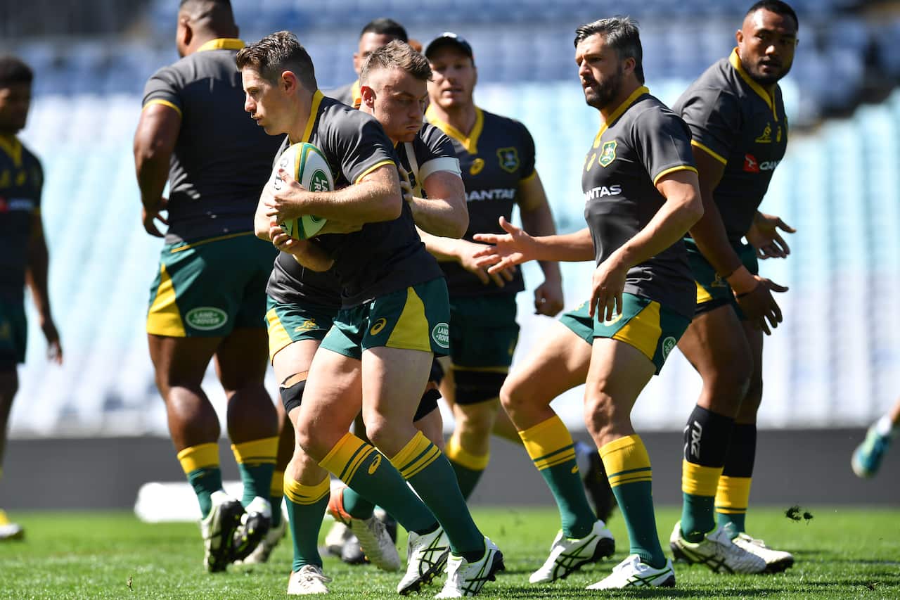 The Wallabies play their first World Cup match against Fiji on September 21 in Sapporo, Japan.