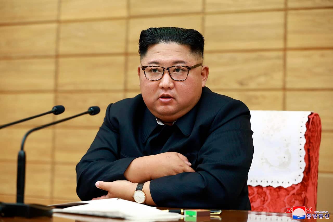 North Korean leader Kim Jong-un was branded a "tyrant" by Mr Biden. 