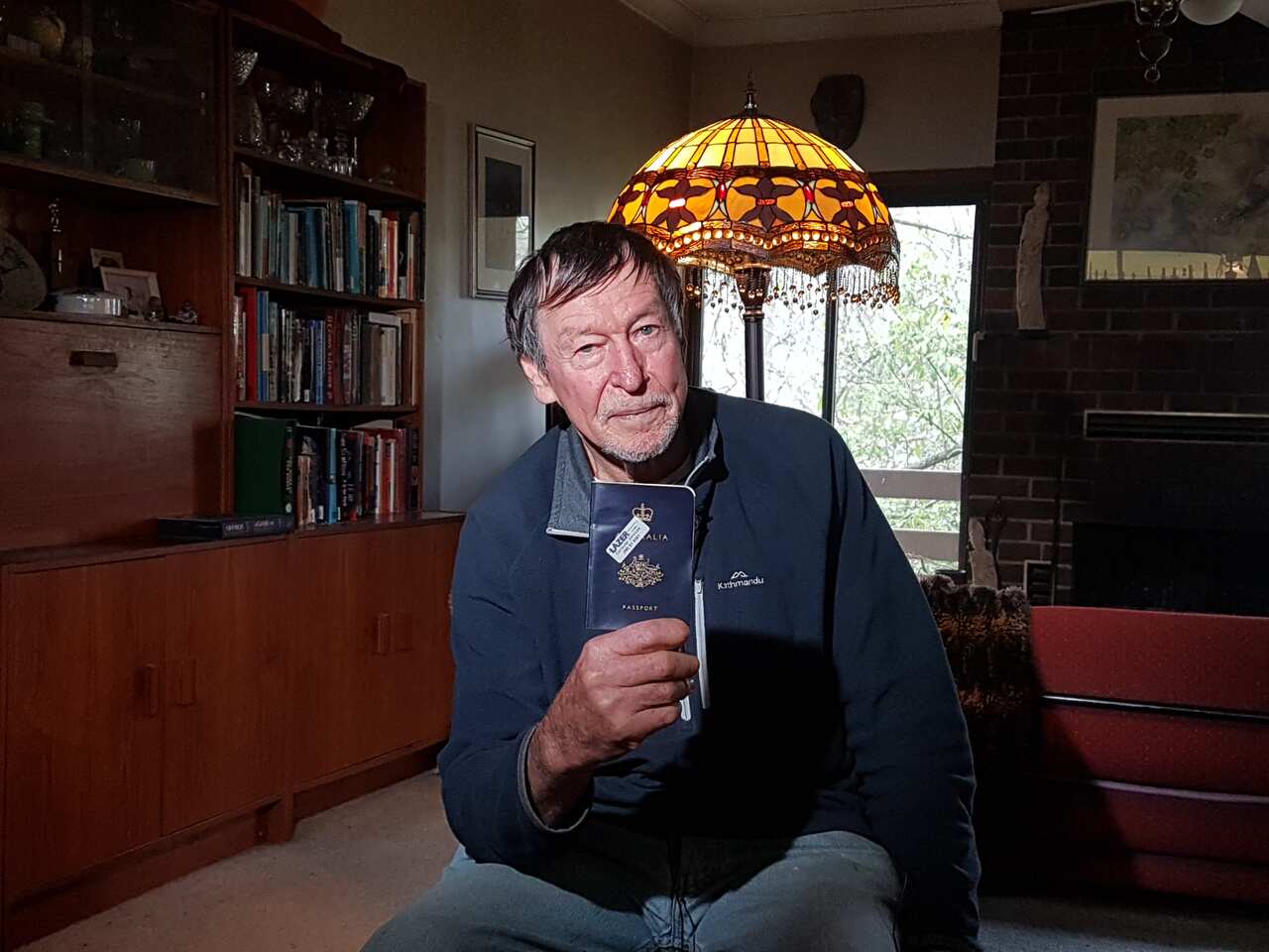 Eberhard Frank at his home in Basket Range in the Adelaide Hills.