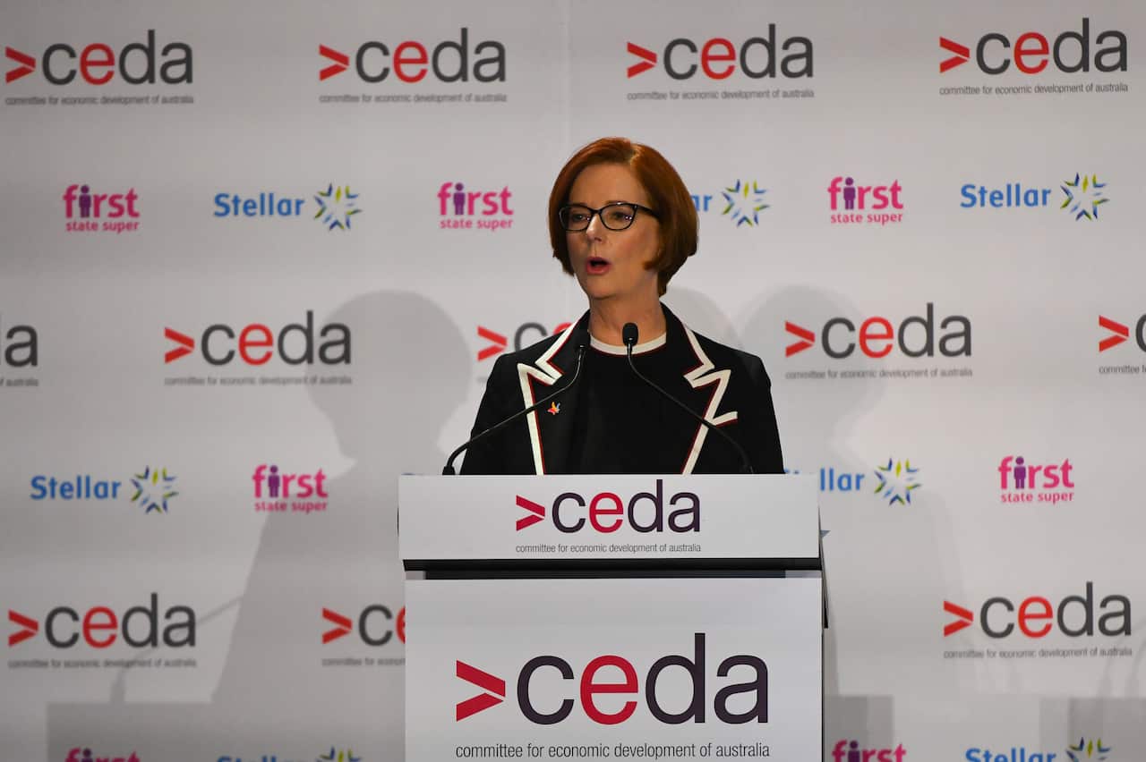 Former Australian Prime Minister Julia Gillard.