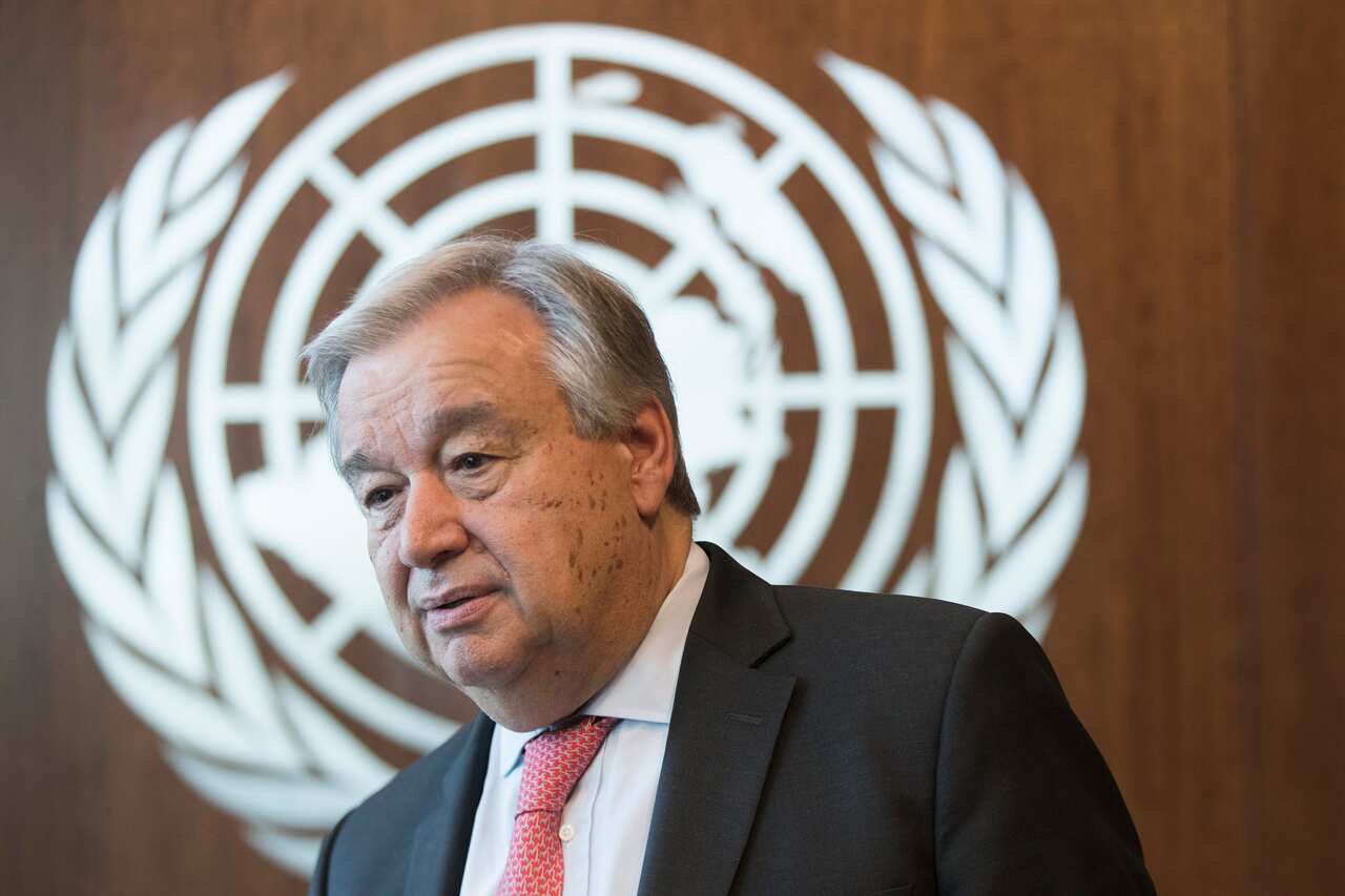 United Nations secretary general, António Guterres,