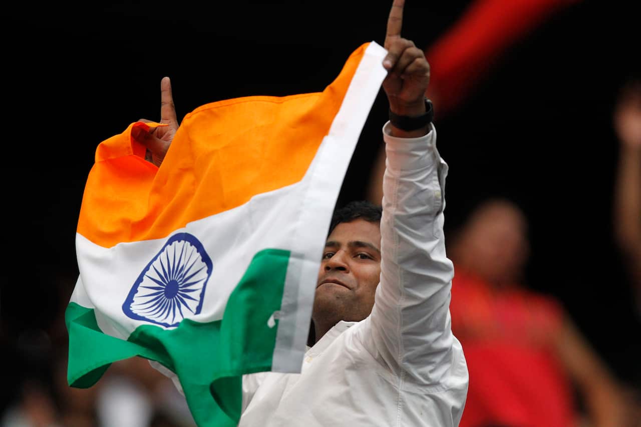 Crowds greet Indian Prime Minister Narendra Modi at the 'Howdy Modi' community summit at NRG Stadium in Houston, Texas, USA.