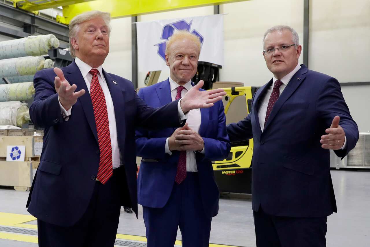 The opened doubled as a Trump-style rally.