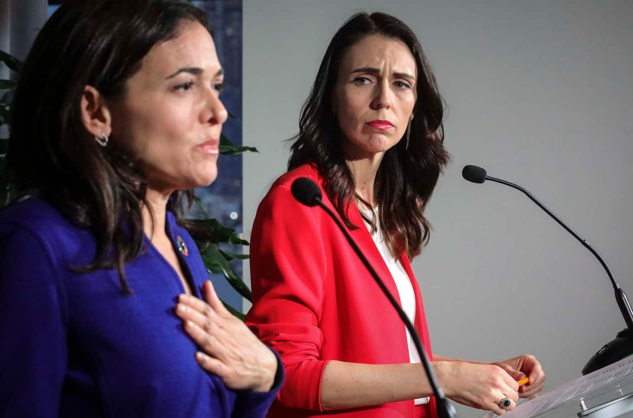 New Zealand Prime Minister Jacinda Ardern at the UN climate action summit in New York.