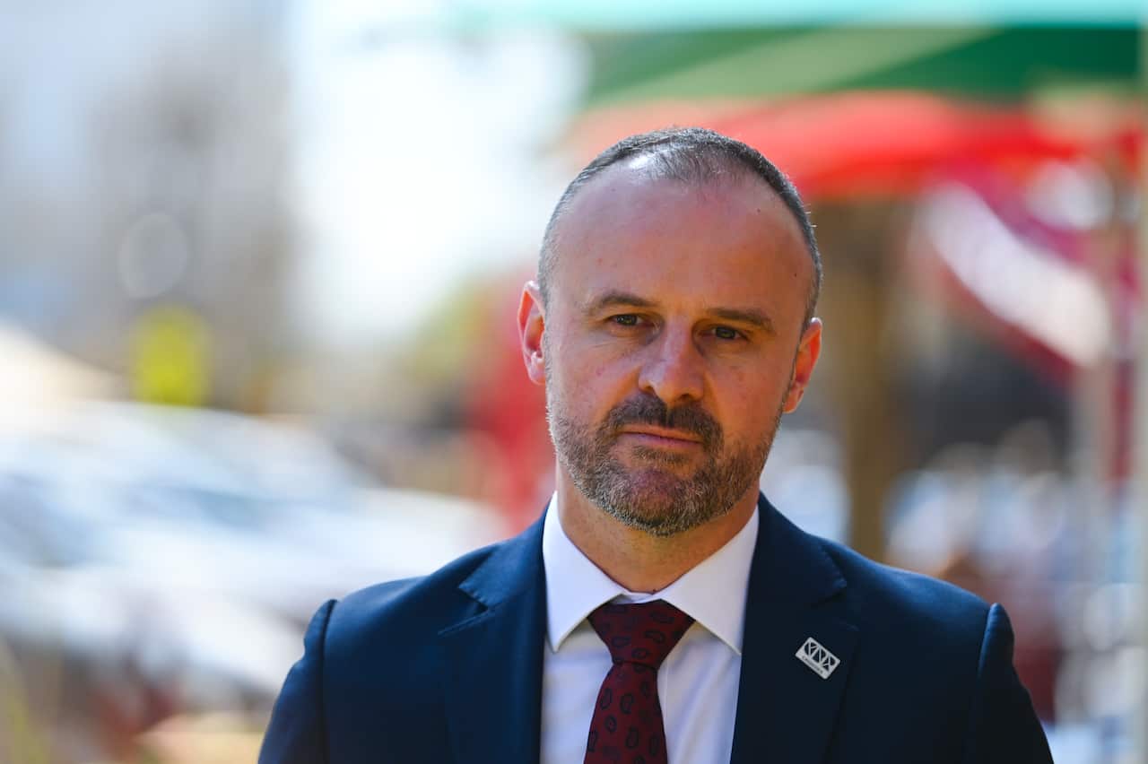 Chief Minister of the Australian Capital Territory (ACT) Andrew Barr.
