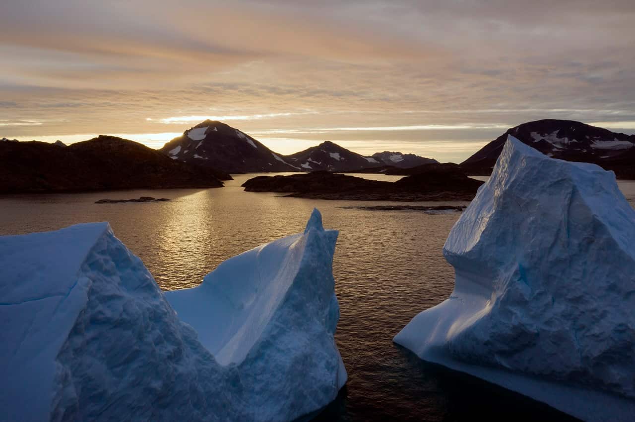 The report said melting sea ice and glaciers will raise sea levels by  up to 60cm by 2100, even if global warming is capped at two degrees.