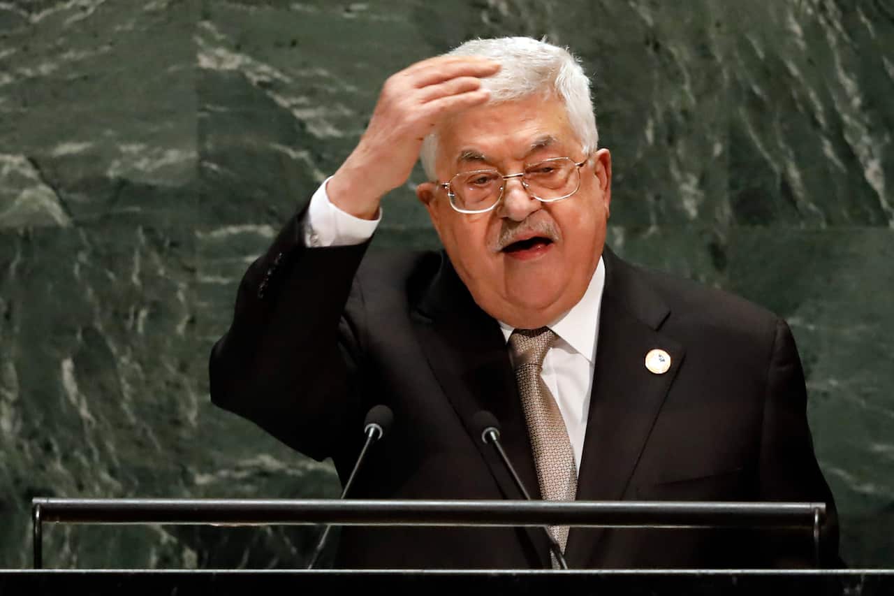 Palestinian President Mahmud Abbas in September 2019.