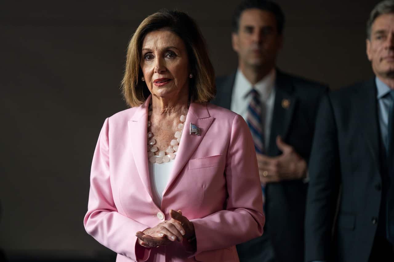 Democratic Speaker of the House Nancy Pelosi.
