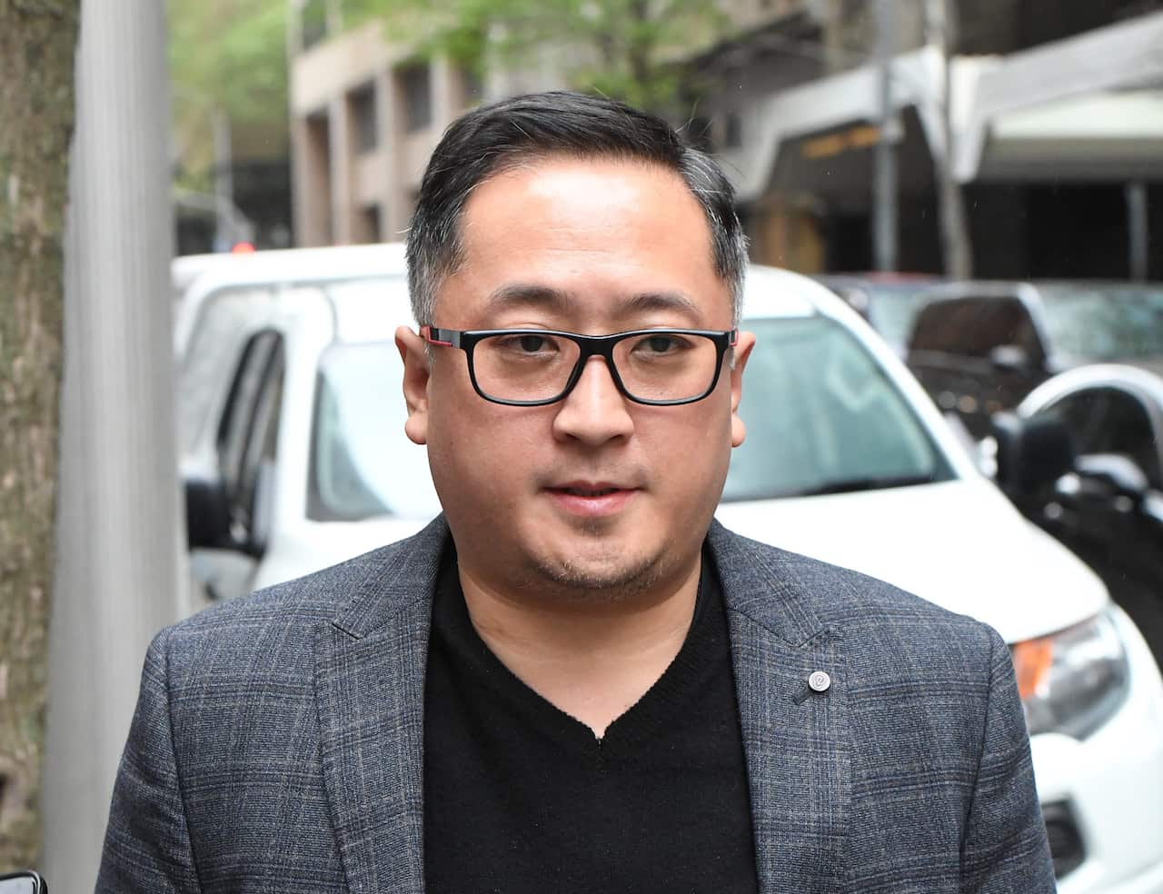 Jonathan Yee leaves leaves the NSW Independent Commission Against Corruption (ICAC) public inquiry into allegations concerning political donation.