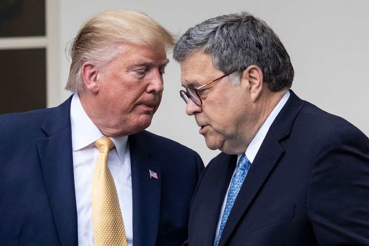 US Attorney General William Barr is stepping down, Donald Trump has announced.