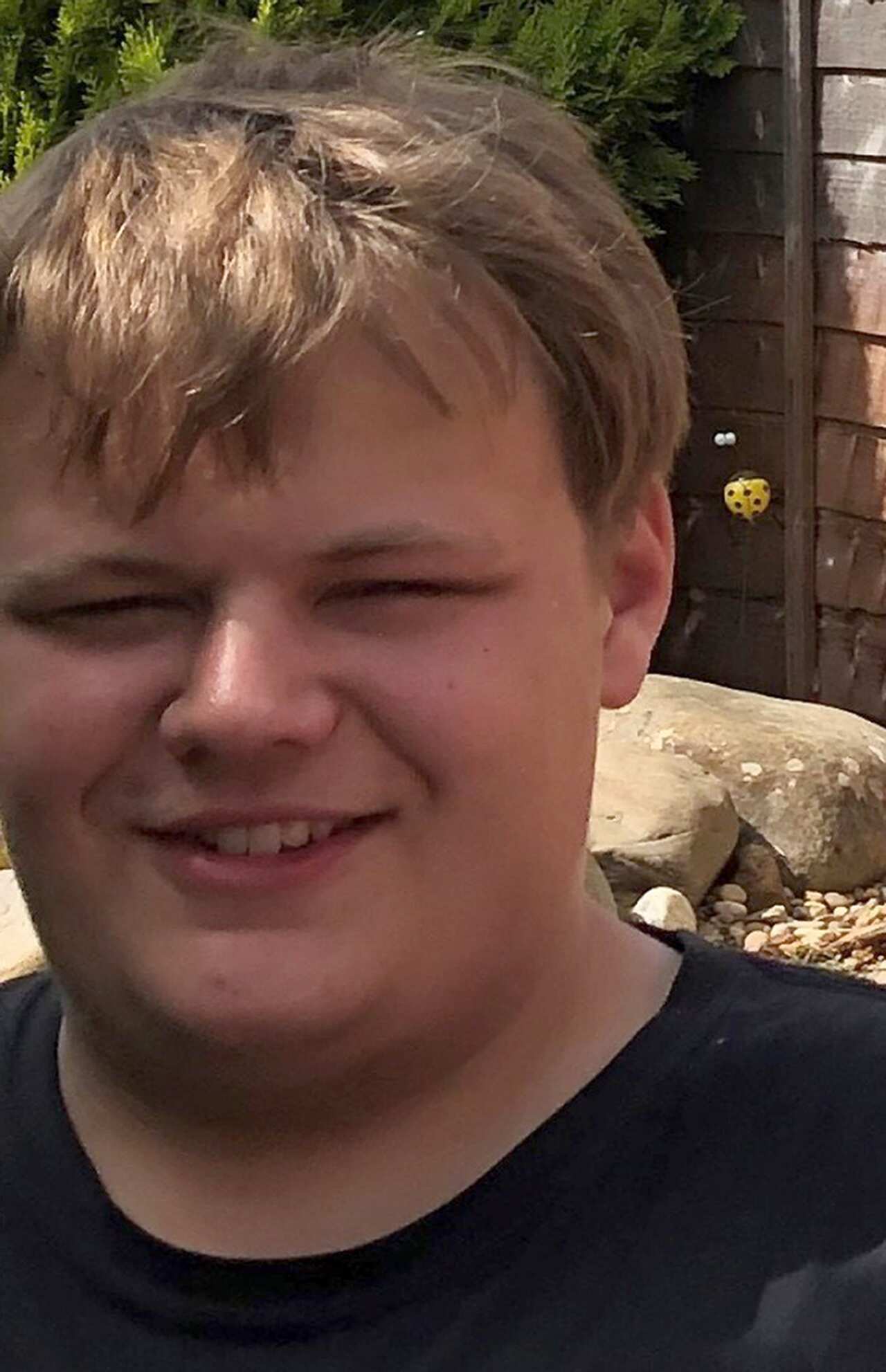 Undated family handout of Harry Dunn, 19