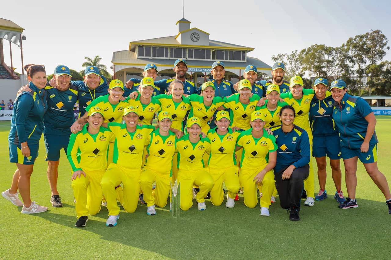 The Australian Women's ODI Cricket Team.
