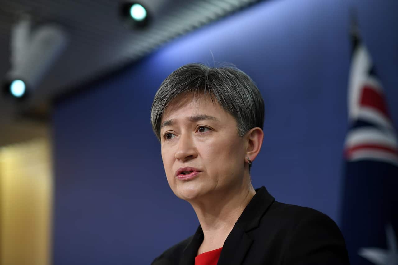 Senator Penny Wong took aim at the government.