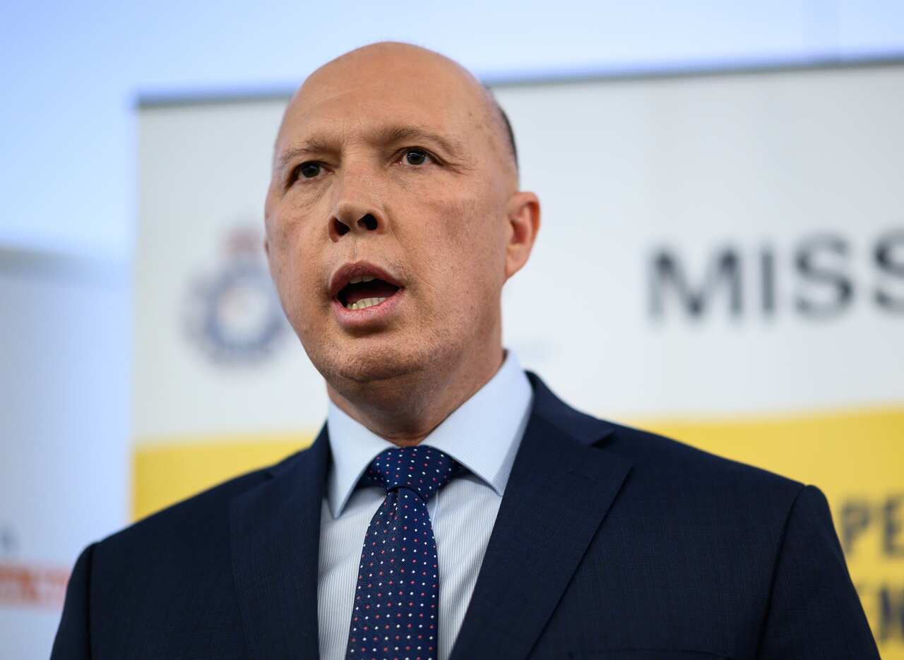 Home Affairs Minister Peter Dutton.