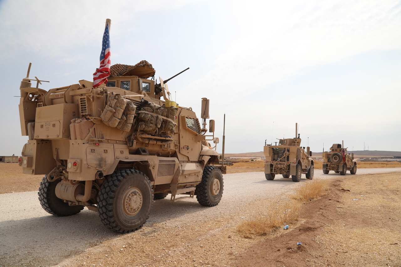 US troops pull out of northern Syria, heading back towards Iraq as part of the planned withdrawal deal stuck between US and Turkey.