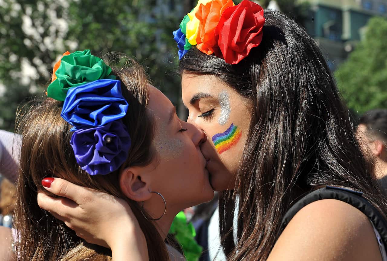 The pride march turned Buenos Aires into a festival of diversity with a focus on the claim of the rights of LGBTIQ people.