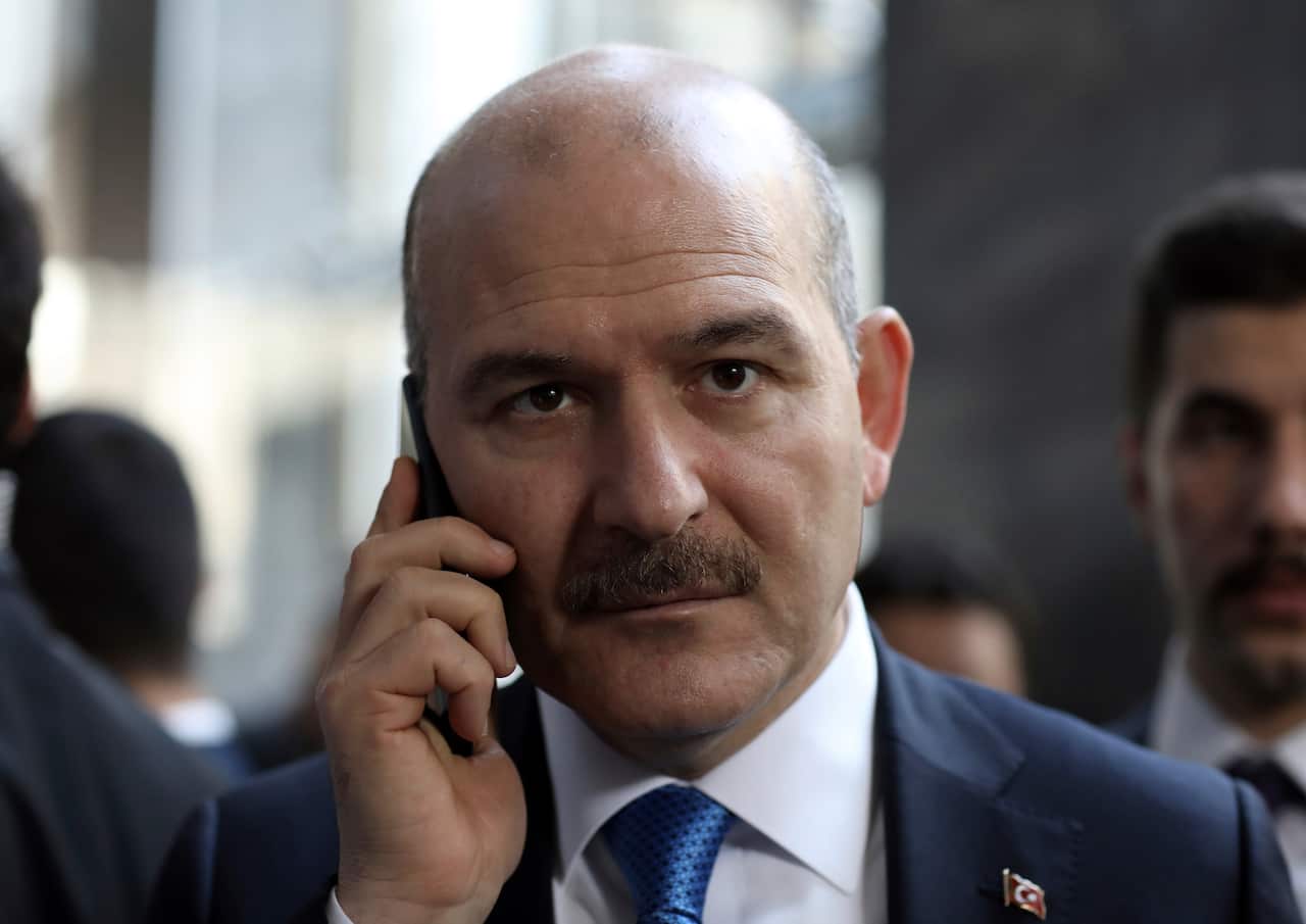 Turkey's Interior Minister Suleyman Soylu.