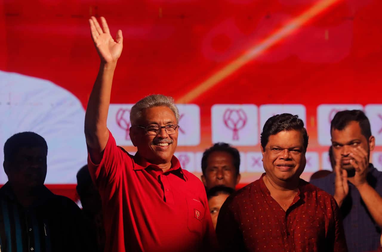Sri Lanka's new president Gotabaya Rajapaksa 
