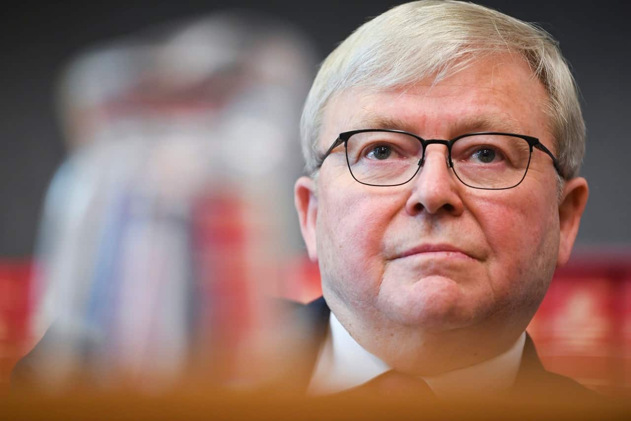 Mr Rudd warned of the "return to the days of the yellow peril".