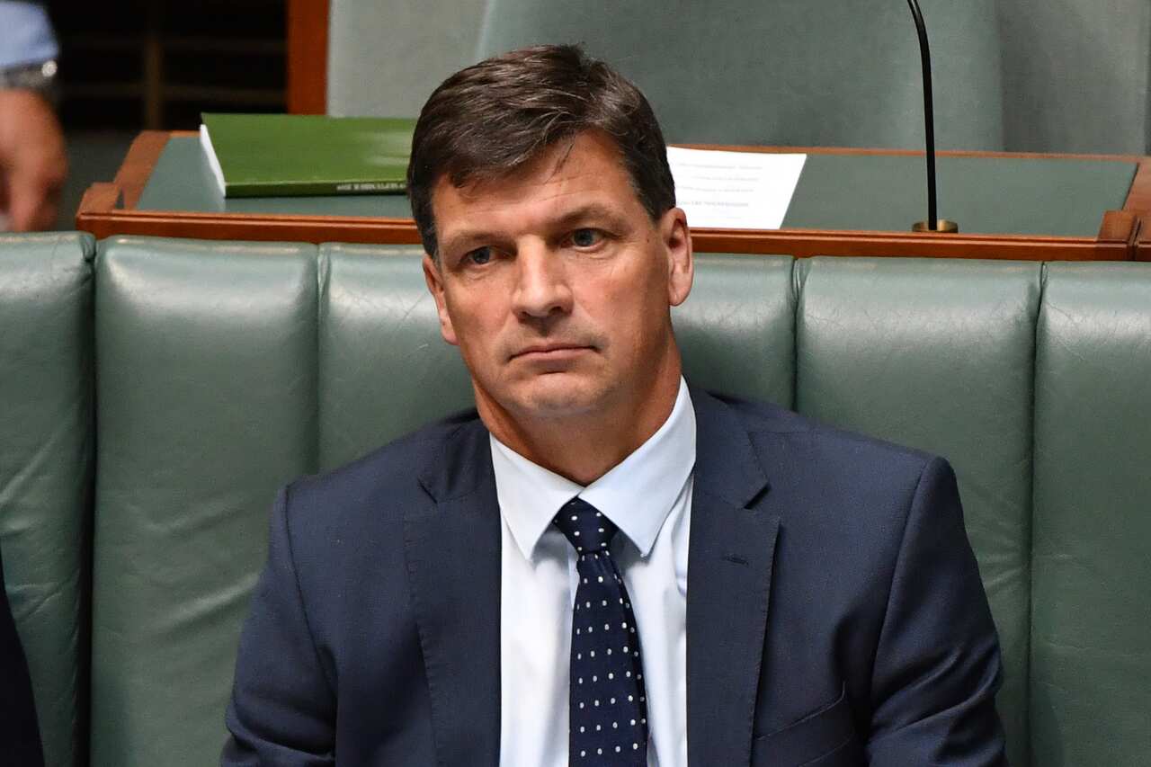 Energy Minister Angus Taylor.
