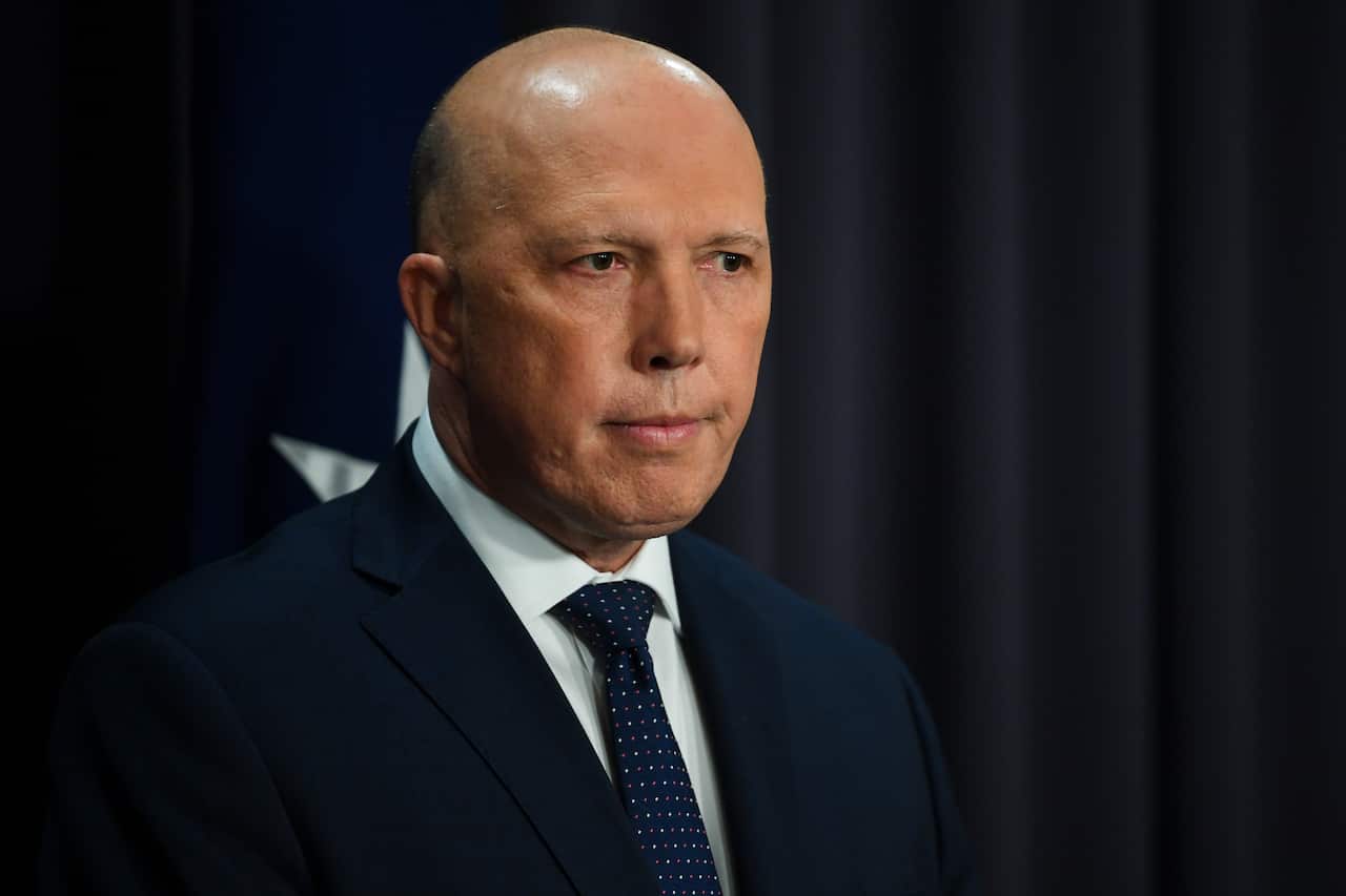 Home Affairs Minister Peter Dutton.