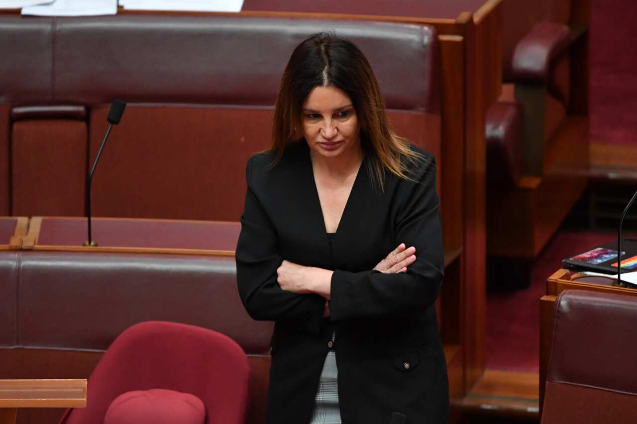 Senator Jacqui Lambie during debate on the Medevac Bill.