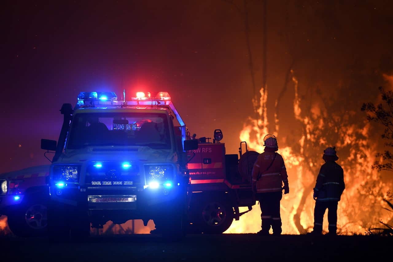 Rural Fire Service crews protect properties in NSW this week.
