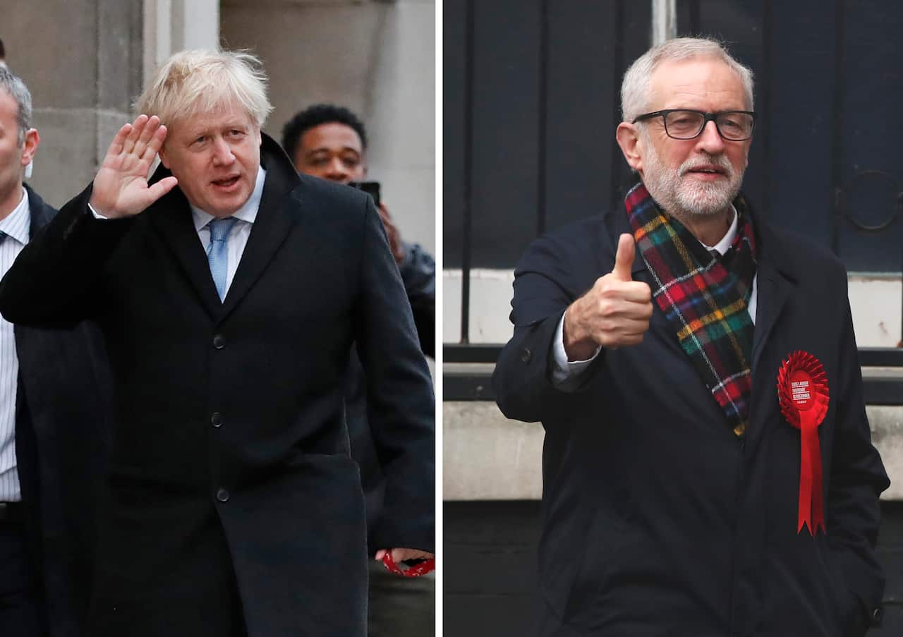 Boris Johnson and Jeremy Corbyn on Thursday.