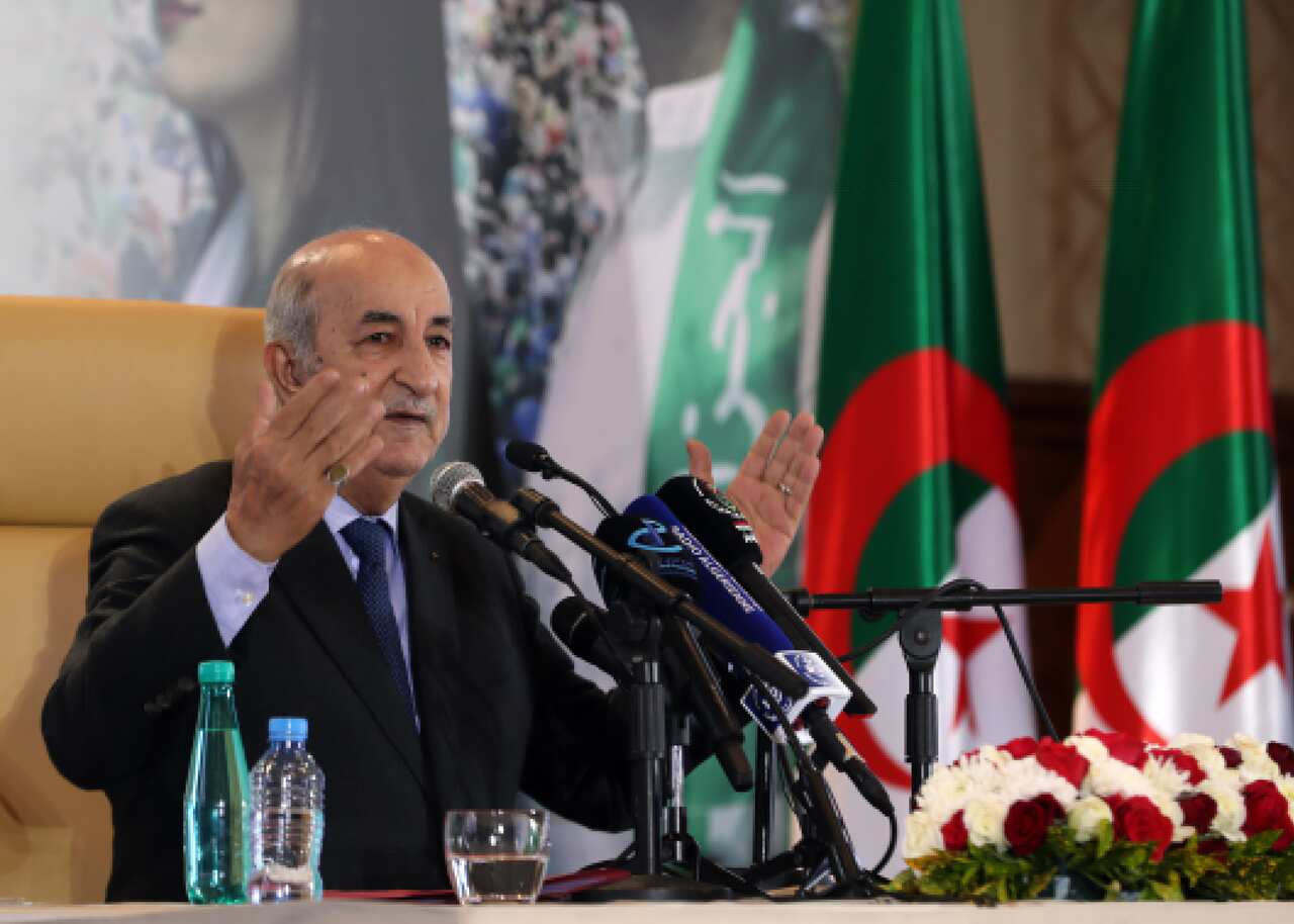 Algeria's President Abdelmadjid Tebboune 