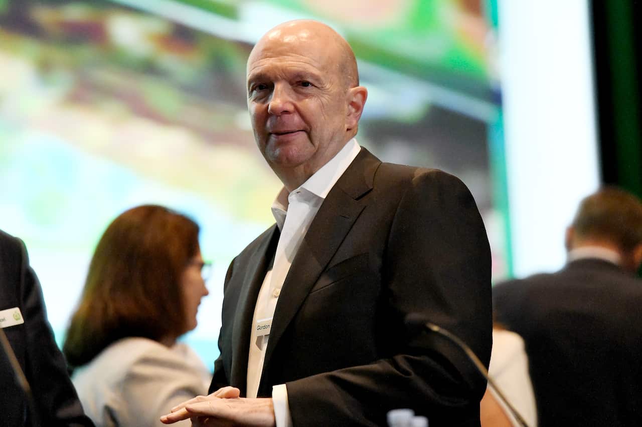 Woolworths chairman Gordon Cairns Is seen during the Woolworths Group Limited Annual General Meeting.