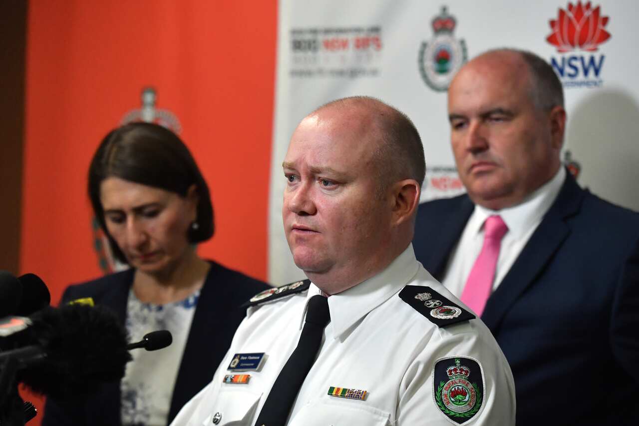 NSW Rural Fire Service Commissioner Shane Fitzsimmons.