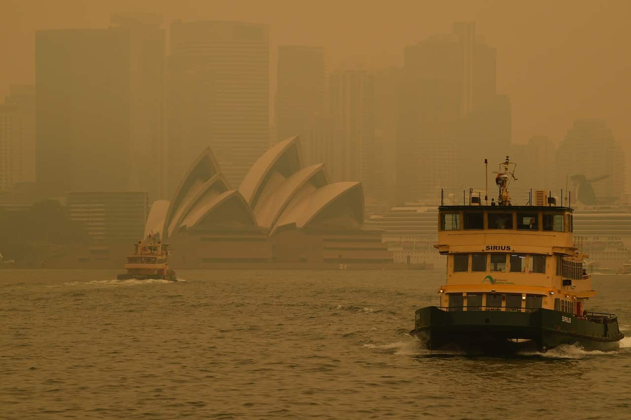 Smoke blankets Sydney this week.