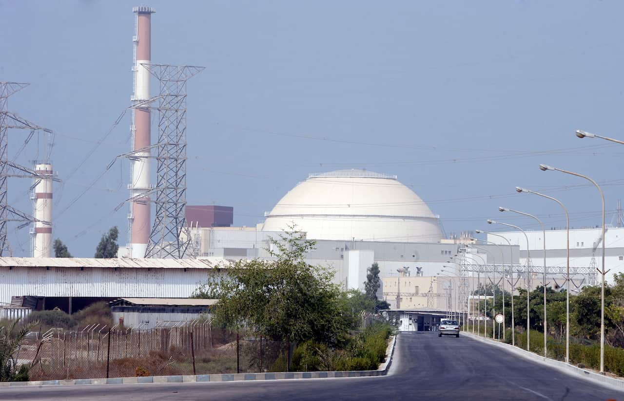 A general view of the nuclear power plant in Bushehr, southern Iran, 20 August 2010.