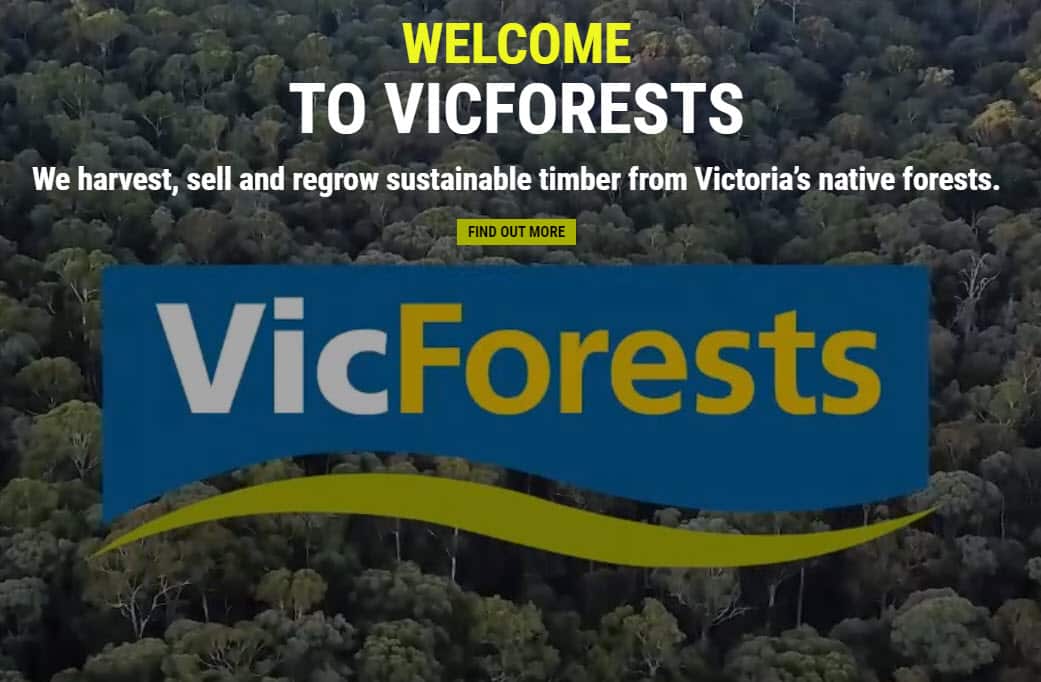 An image from VicForests' website
