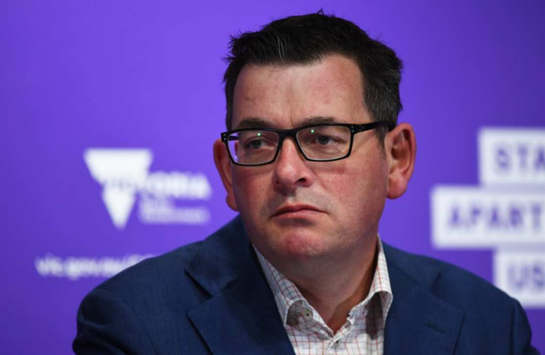 Victorian Premier Daniel Andrews addresses the media