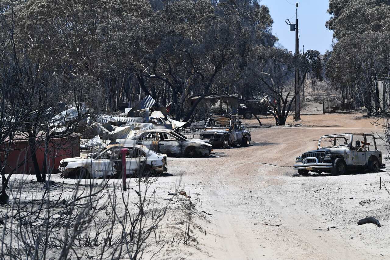 Kangaroo Island Wilderness Retreat after bushfires swept through the area.