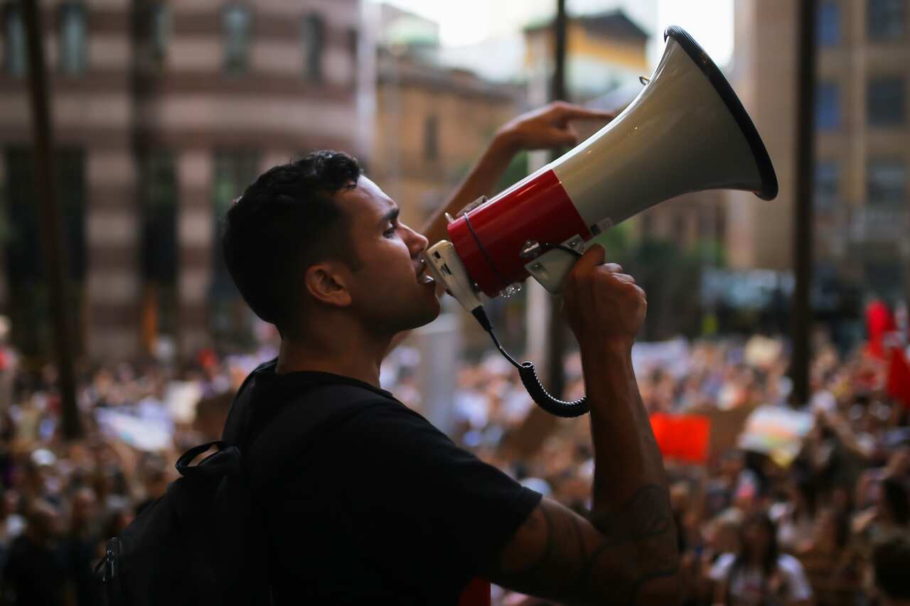 Many climate change protests that happened earlier this year in Australia were lead by young people.
