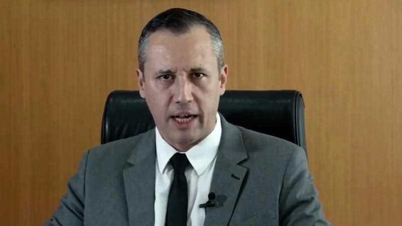 An image taken from TV Special Secretary of Culture showing Roberto Alvim