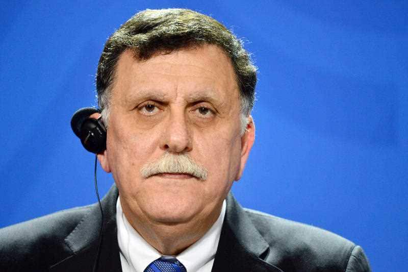 Fayez al-Sarraj, the prime minister of Libya's internationally recognised government