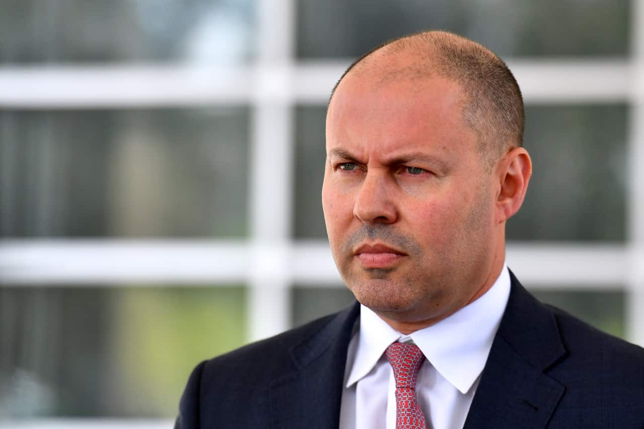 Treasurer Josh Frydenberg in Canberra.