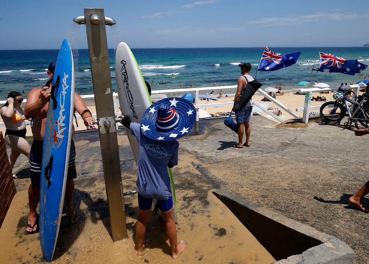 Australia Day celebrations in Newcastle.